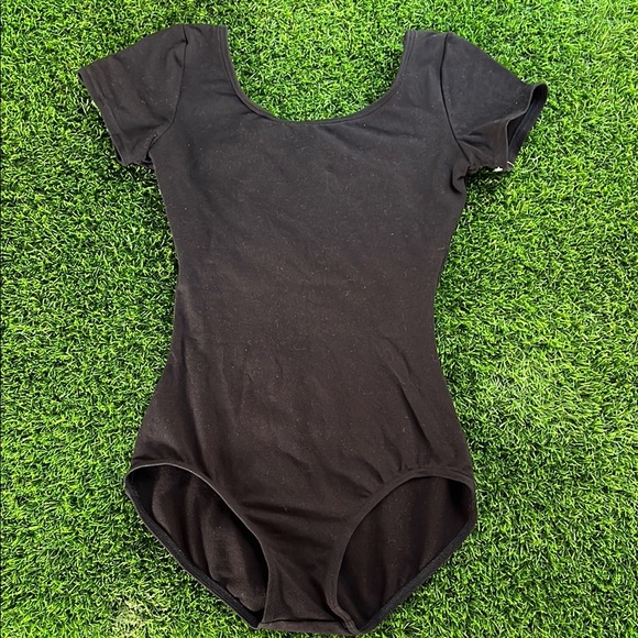 CAPEZIO Black Kids  Dance Leotard size small - Picture 1 of 5
